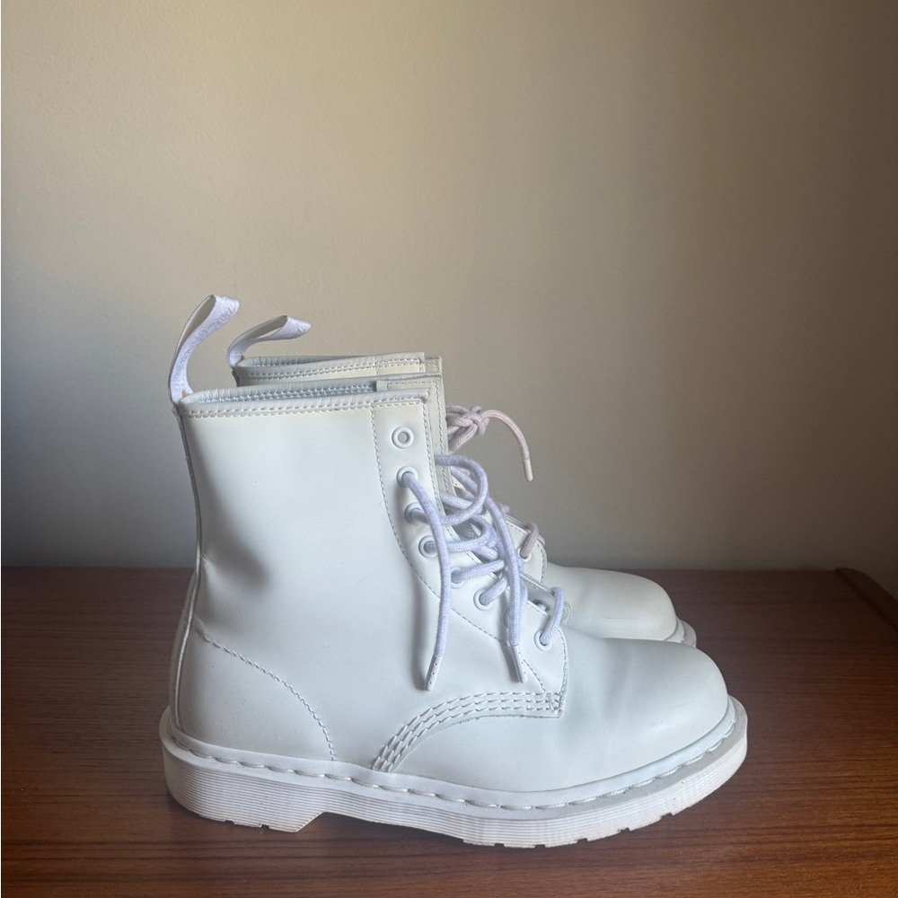 White Doc Marten Boots